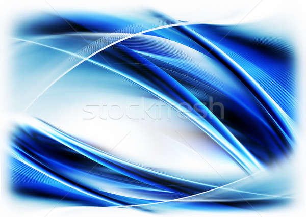 Blu abstract movimento energia illustrazione Foto d'archivio © Artida