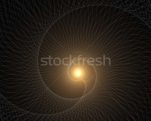 Eternidade tempo vórtice abstrato ilustração túnel Foto stock © Artida