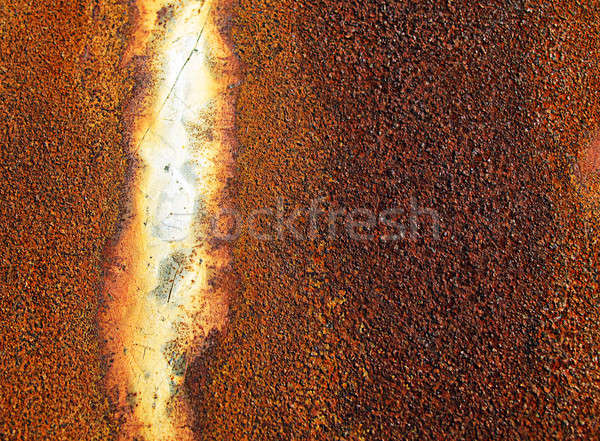 rusty texture on an old metal surface, close up, grunge style Stock photo © Artida