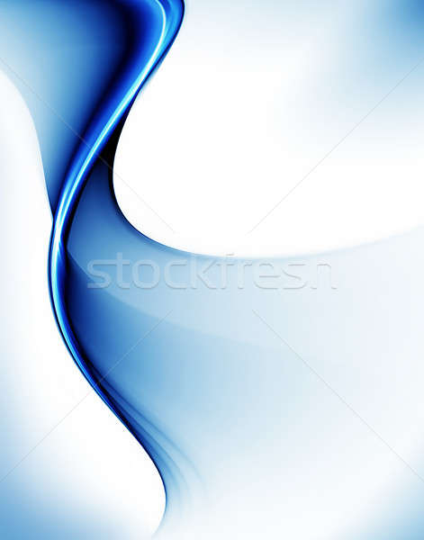 Bleu mouvement énergie résumé illustration [[stock_photo]] © Artida