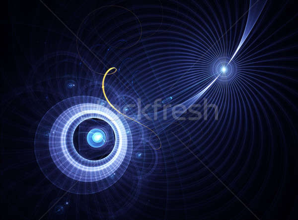blue planet energy lines  Stock photo © Artida