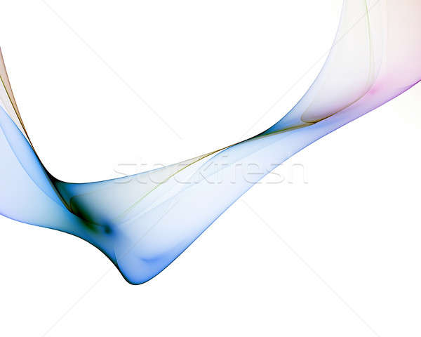 colorful abstract  veil on white background Stock photo © Artida