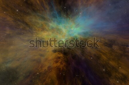 Wszechświata kolorowy przestrzeni mgławica gwiazdki podróży Zdjęcia stock © Artida