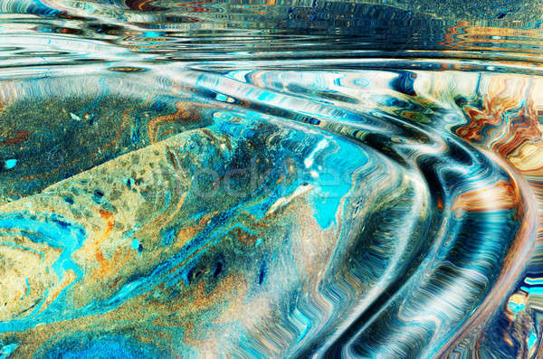 Krajobraz wody jasne kolorowy słońce charakter Zdjęcia stock © Artida