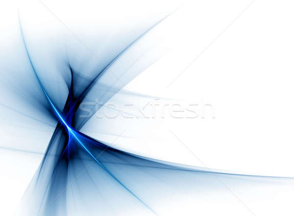 Foto stock: Linear · azul · dinâmico · ondulado · movimento · abstrato