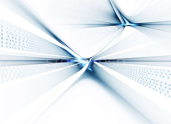  binary code data flow, communication  Stock photo © Artida