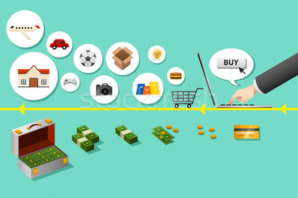 Internet shopping concept Stock photo © artisticco