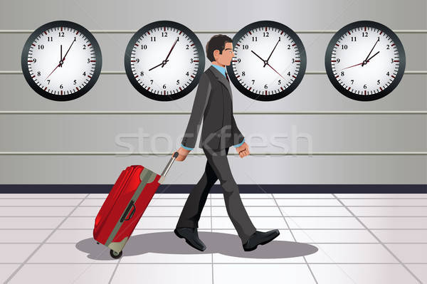 Traveling businessman Stock photo © artisticco