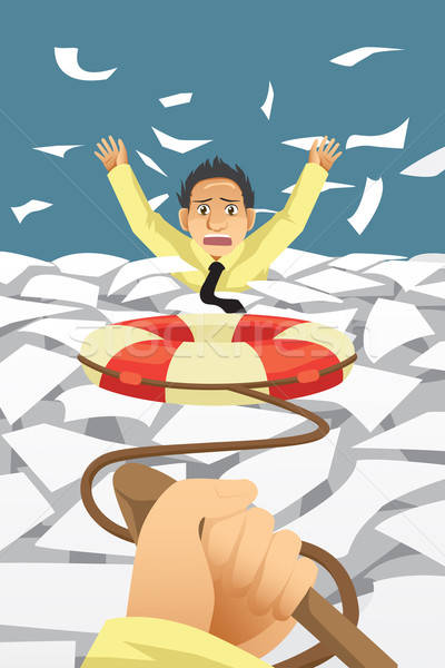 Businessman Given Help Stock photo © artisticco