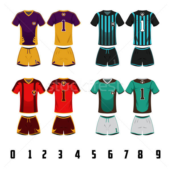 Soccer Jersey Uniform Design Stock photo © artisticco