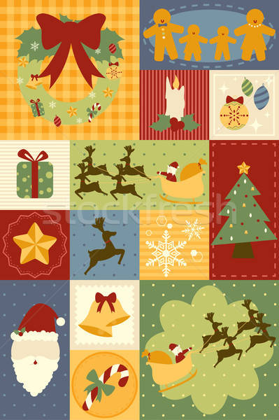 Stockfoto: Christmas · decoratie · behang · ontwerp · achtergrond · kaars