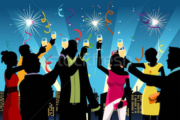 New Year celebration party Stock photo © artisticco