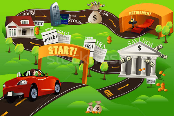 Financial roadmap Stock photo © artisticco
