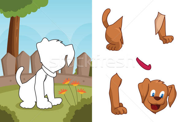 Animais De Fazenda Dos Desenhos Animados E Jogo De Quebra Cabeça De Cães Em  Um Conjunto De Quebra Cabeças Vetor PNG , Gráfico, Peças, Ovelha Imagem PNG  e Vetor Para Download Gratuito