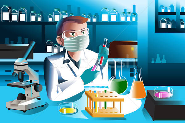 Scientist working in laboratory Stock photo © artisticco