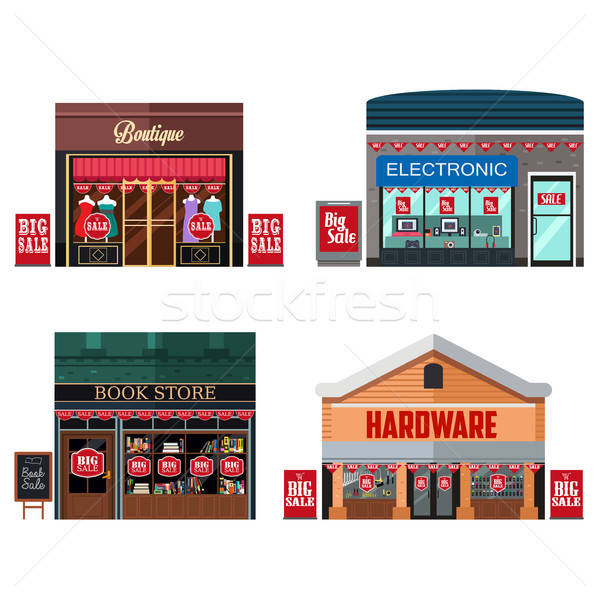 Different Stores with Sale Signs Stock photo © artisticco