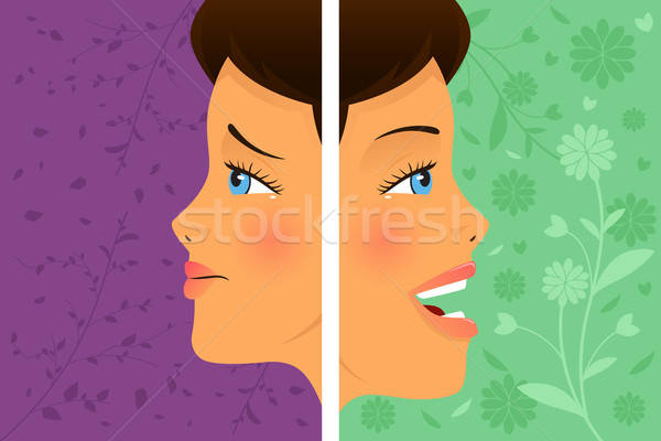 Before and after: attitude Stock photo © artisticco