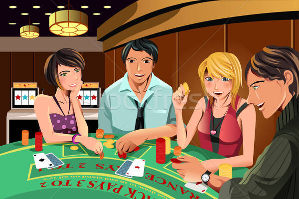 People gambling in casino Stock photo © artisticco