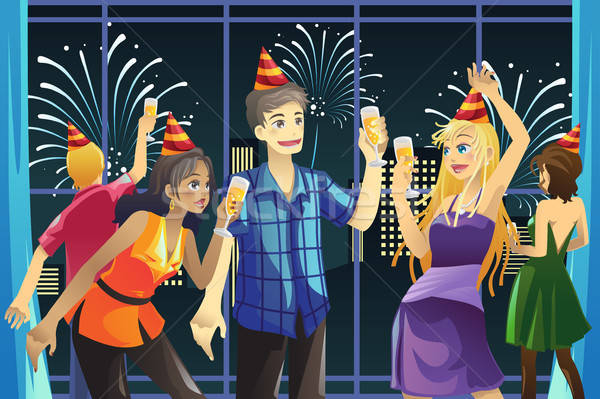 New Year celebration party Stock photo © artisticco