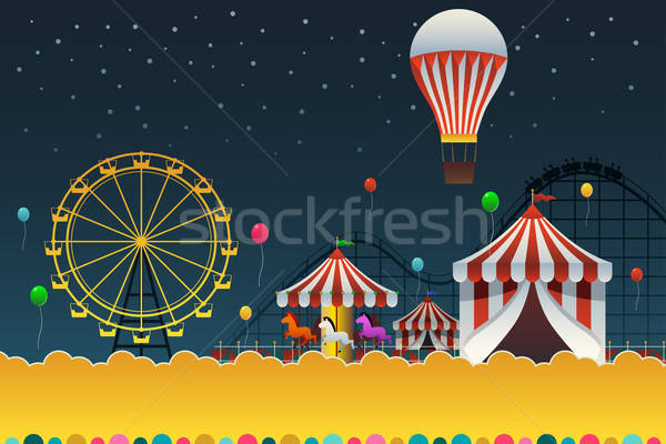 Carnival Night Poster Stock photo © artisticco