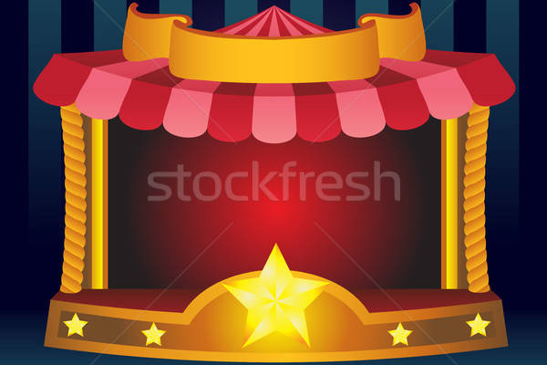 Stockfoto: Circus · doek · banner · entertainment · festival · vector