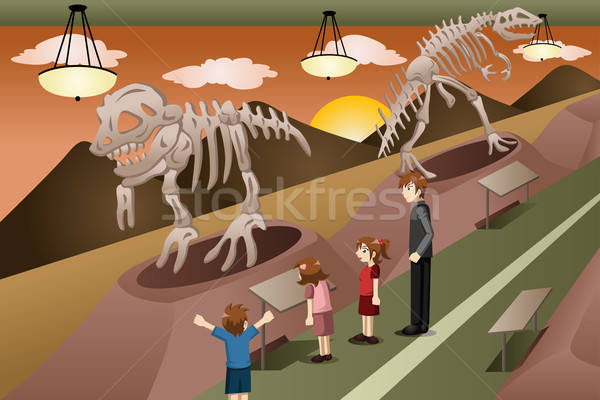 Kids on a field trip to a museum Stock photo © artisticco