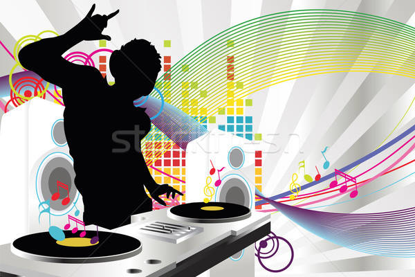 Música jogar festa dançar discoteca clube Foto stock © artisticco