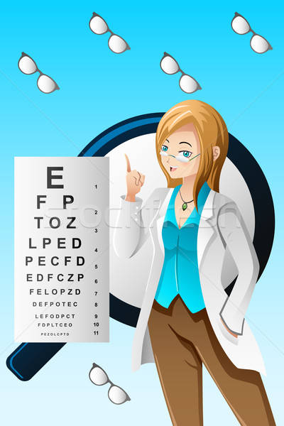 Eye doctor Stock photo © artisticco