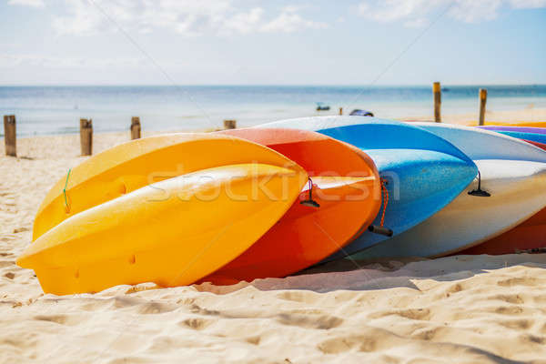 Kayaks Stock photo © artistrobd