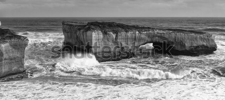 Ver icônico preto e branco oceano Foto stock © artistrobd