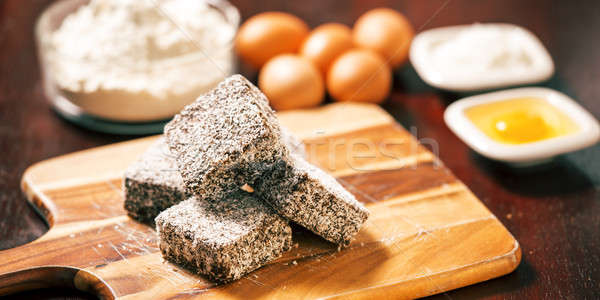 Nie opis żywności strony ciasto słodkie Zdjęcia stock © artistrobd