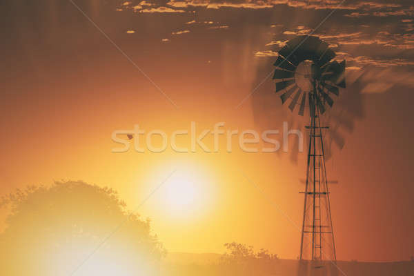 Outback Windmill Stock photo © artistrobd