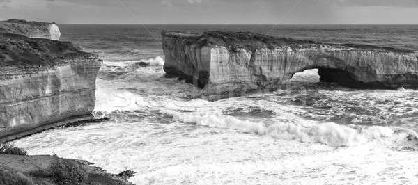 Vue london bridge blanc noir magnifique océan [[stock_photo]] © artistrobd