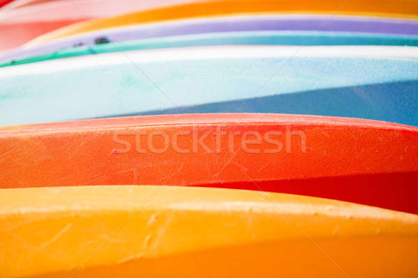 Kayaks Stock photo © artistrobd