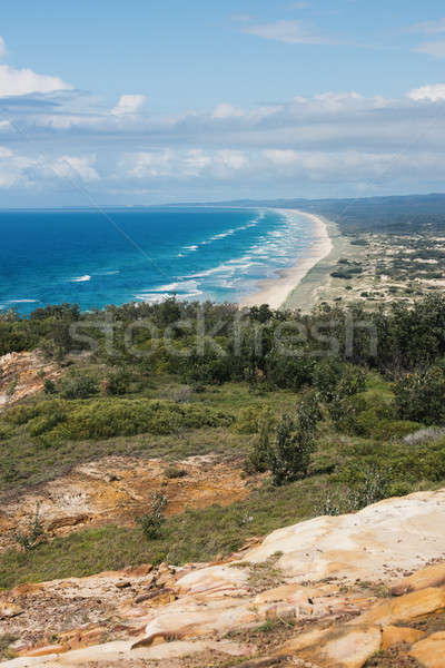 Pristine beach on Moreton Island. Stock photo © artistrobd