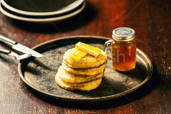 Miele tostato texture alimentare comfort Foto d'archivio © artistrobd