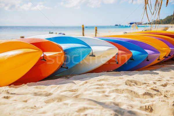 Kayaks Stock photo © artistrobd