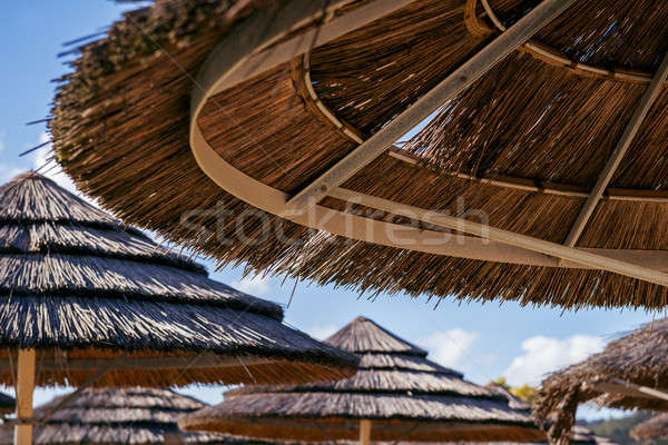 Stockfoto: Strand · eiland · dag · blauwe · hemel · natuur · achtergrond