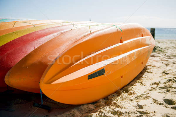 Kayaks Stock photo © artistrobd