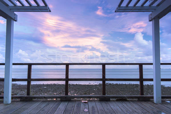 Woody Point Jetty at sunset Stock photo © artistrobd