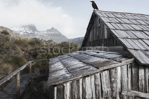 Boat shed in Dove Lake, Tasmania Stock photo © artistrobd