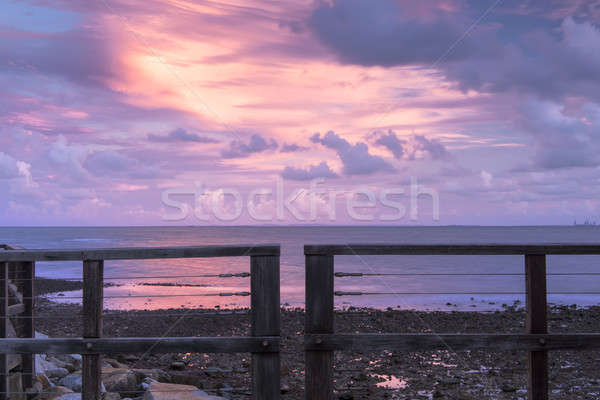 Woody Point Jetty at sunset Stock photo © artistrobd