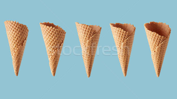 perspectives of wafer sugar cone Stock photo © artjazz