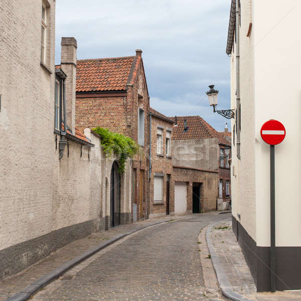 street in Bruges, Belgium Stock photo © artjazz