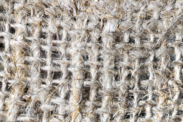 macro of burlap texture Stock photo © artjazz