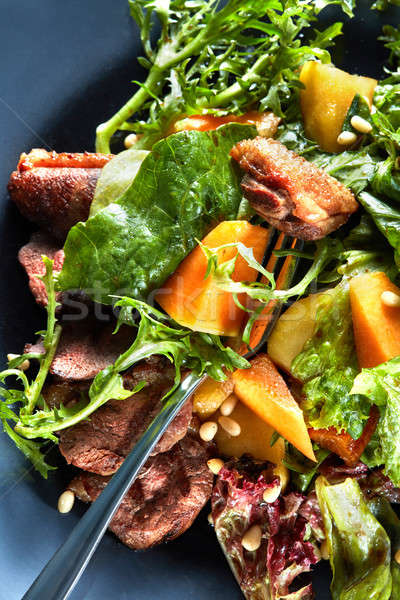 delicious, grilled meat duck Stock photo © artjazz