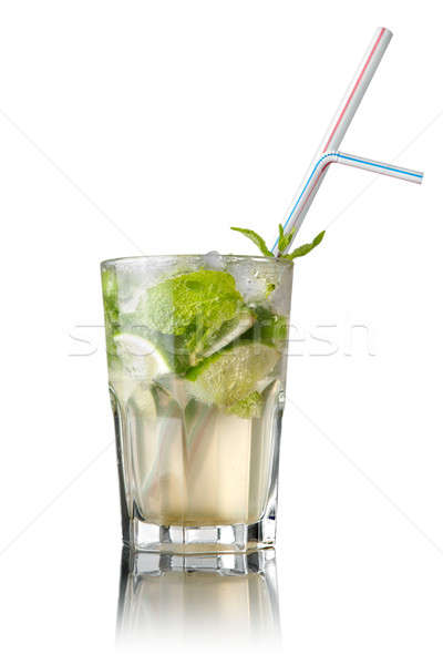 mohito cocktail isolated on white Stock photo © artjazz
