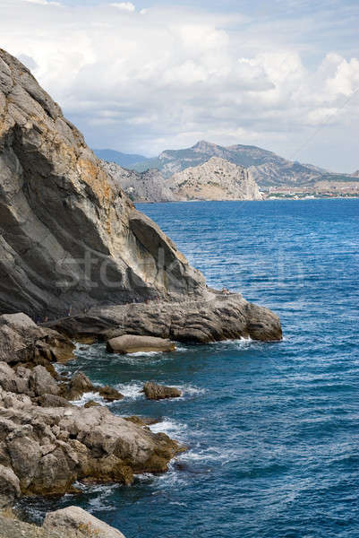 landscape with sea and mountains   Stock photo © artjazz