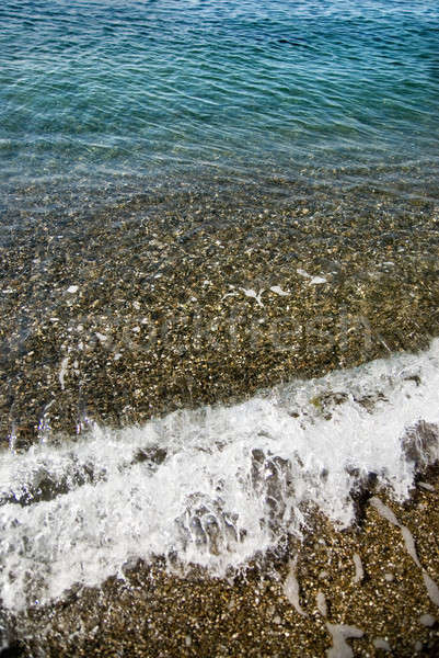 sand stones and water wave Stock photo © artjazz