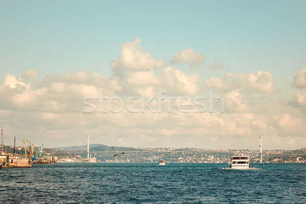 城市 景觀 海 天空 伊斯坦布爾 土耳其 商業照片 © artjazz